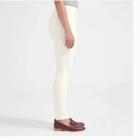 Everlane - The High Rise Skinny Jean 4426 | Size 29 Ankle (26.5 Ins): Bone White - Picture 1 of 16